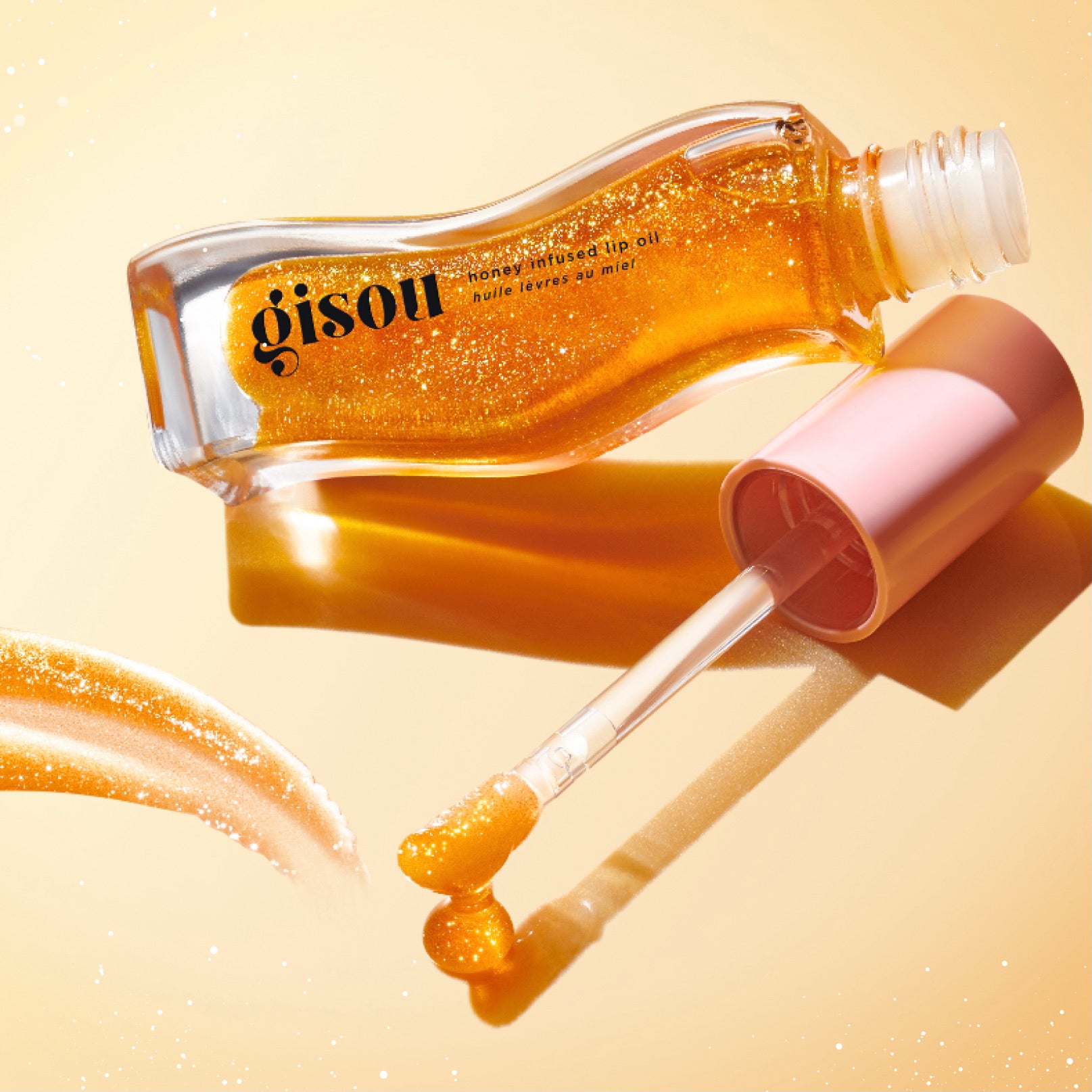Gisou - Honey Infused Lip Oil – Golden Shimmer Glow