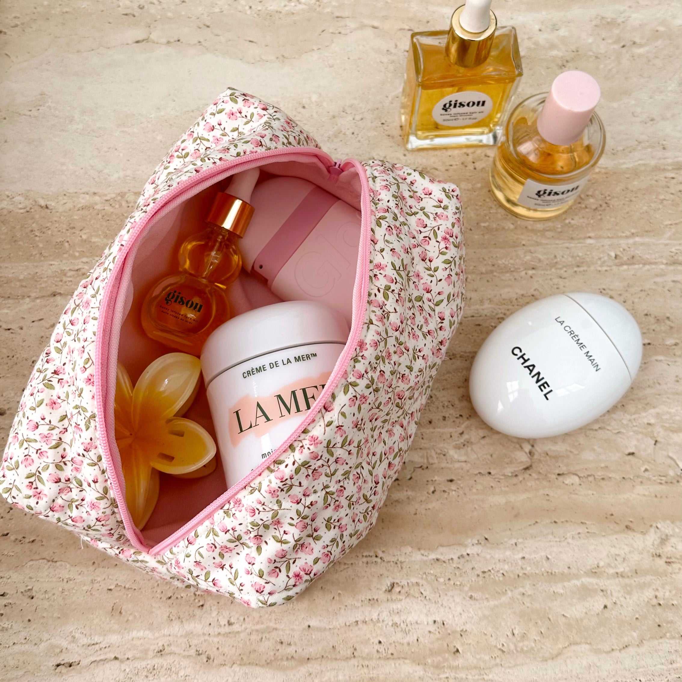 Blush Rose Quilted Bag