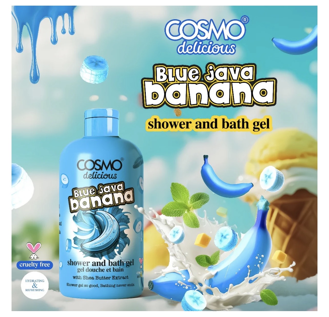 Cosmo - Blue Java Body Shower