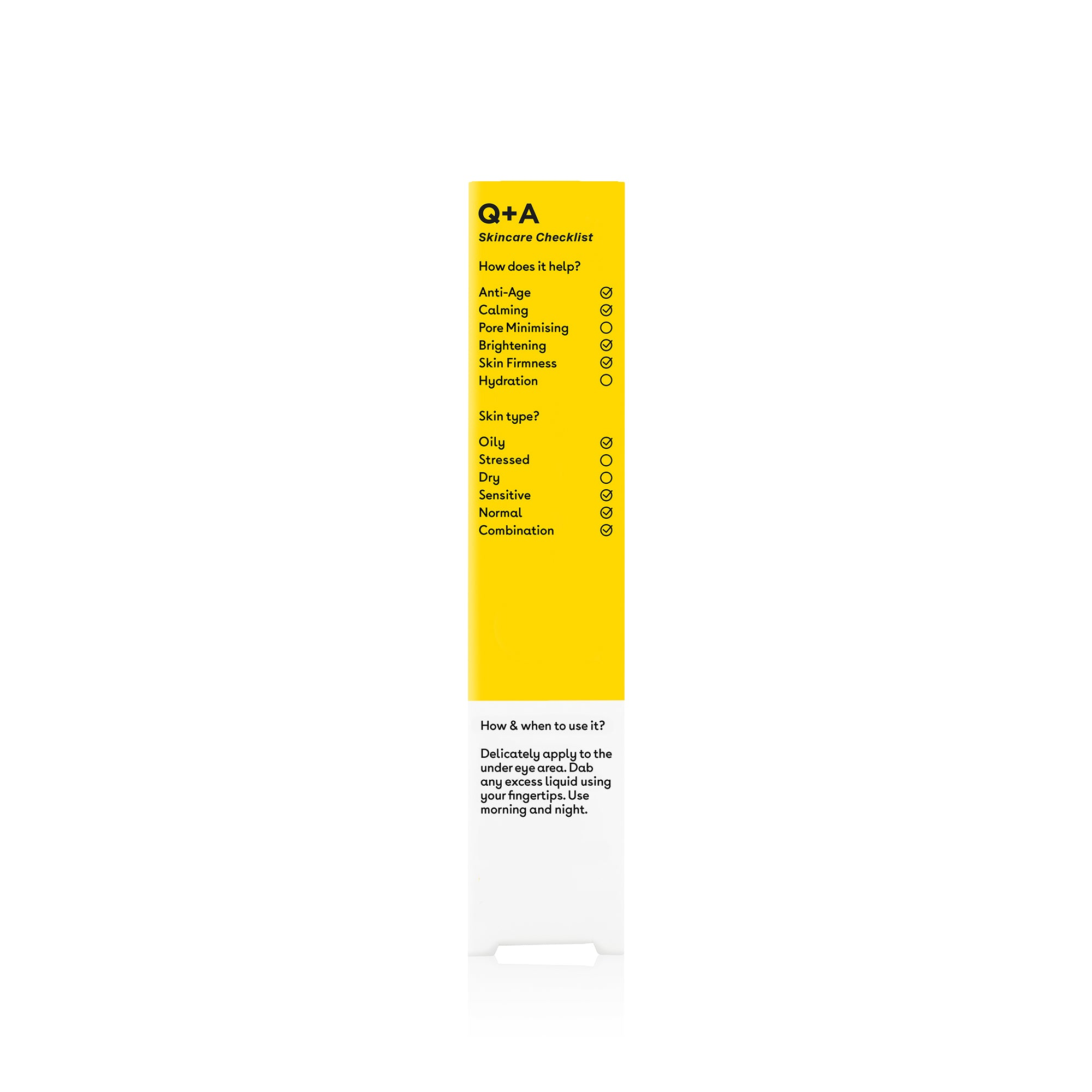 Q+A Caffein Eye Serum